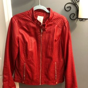 Red guess jacket